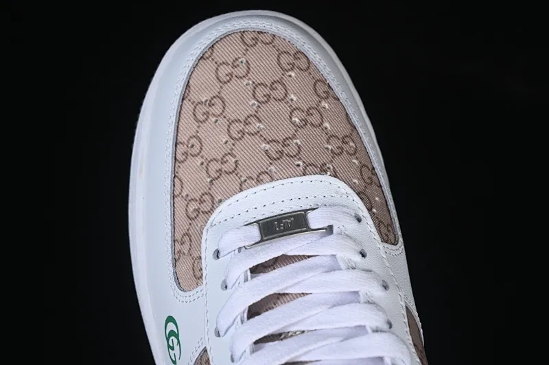 All categories Nk Air Force 1 Air Force series Nk Air Force 1 Low Air Force low-top Nike Air Force 1'07 Low Gucci joint pattern grass green Air Force 1 low-top casual sneakers AH8462-004